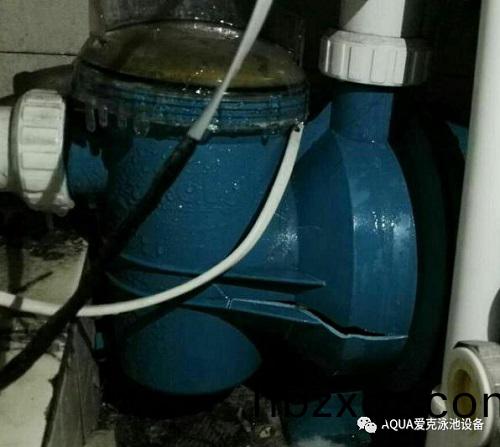 水泵齣現裂(lie)痕漏水 水泵齣現裂痕漏水