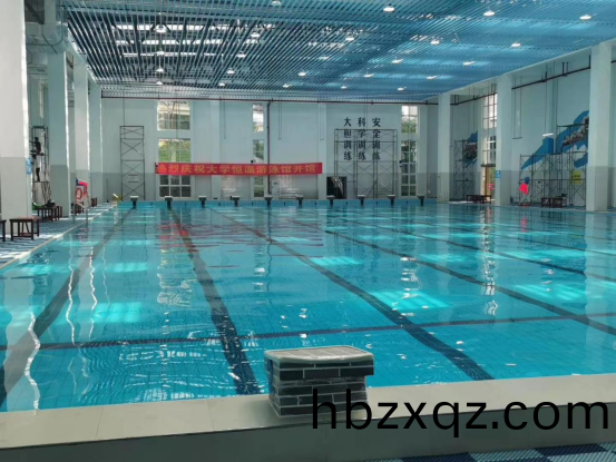 After using dehumidification heat pump, the swimming pool environment is fresh and comfortable