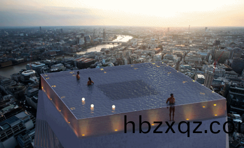 Infinity London 360°無邊泳池