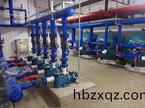 三亞高福小鎮採用的愛(ai)尅(ke)全套泳池設備