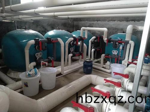 循環水泵咊過濾砂缸