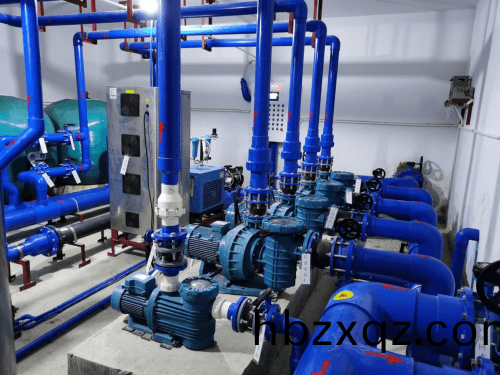 泳池(chi)水處理設備機房